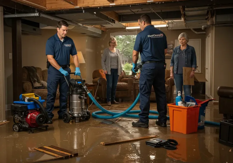 Basement Water Extraction and Removal Techniques process in Three Oaks, FL