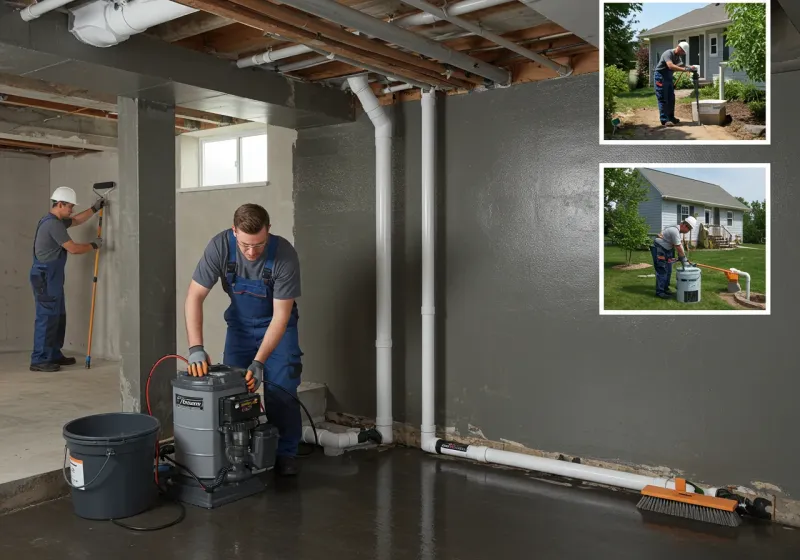 Basement Waterproofing and Flood Prevention process in Three Oaks, FL